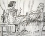 Cleopatra and Anthony_1987_11 x 14in.jpg