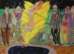 The Mystic Muse and the Bums Who Sleep in the Golf Course Behind the Oakland Cemetery_1970_11 x 15in.jpg