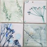 Handmade Ceramic Botanical Tiles